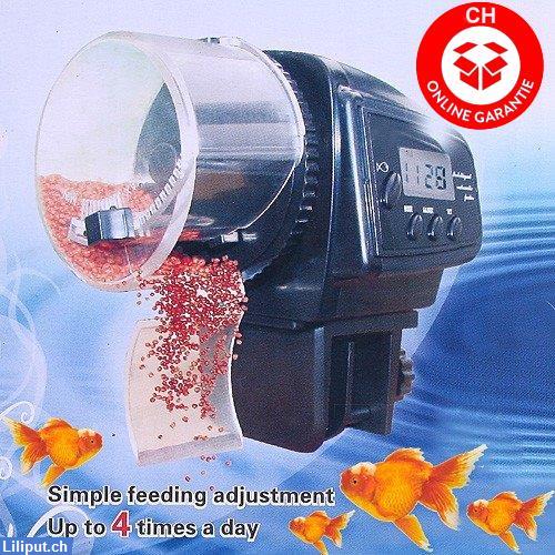 Bild 1: Automatischer Fischfutter Automat, Futterautomat für Aquariumfische
