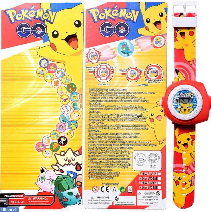 Bild 1: Pokémon Kinderarmbanduhr, Pikachu Accessoire, Geschenkidee für Kinder!
