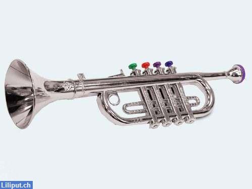 Bild 1: Kindertrompete Musikinstrument, die Kinderspielzeug Geschenkidee