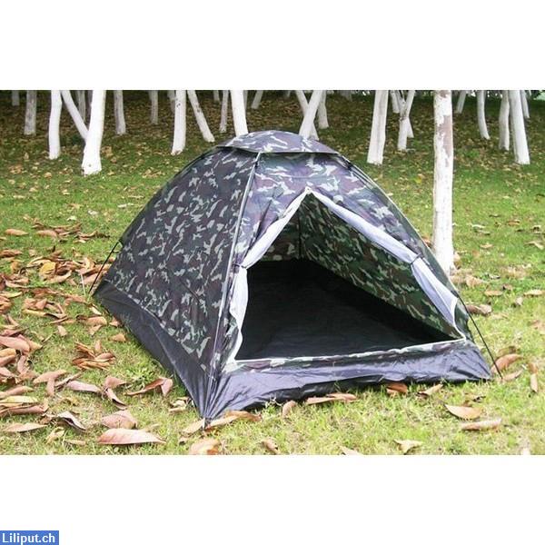 Bild 2: Militär Outdoor Zelt, ideales Camping und Reise Zelt für 2 Personen