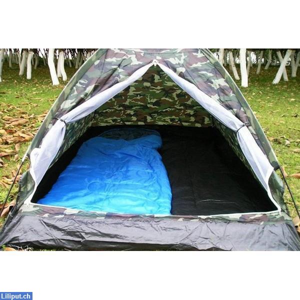 Bild 3: Militär Outdoor Zelt, ideales Camping und Reise Zelt für 2 Personen