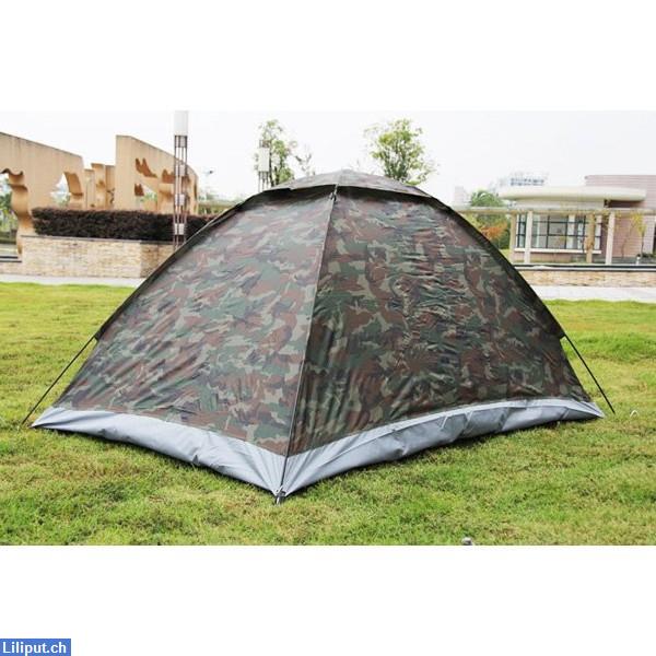 Bild 4: Militär Outdoor Zelt, ideales Camping und Reise Zelt für 2 Personen