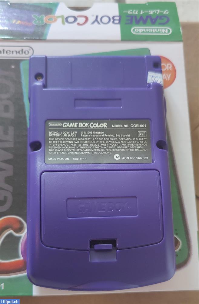 Bild 3: Nintendo Gameboy Color Purple, Violett, Kult Spielzeug aus Japan