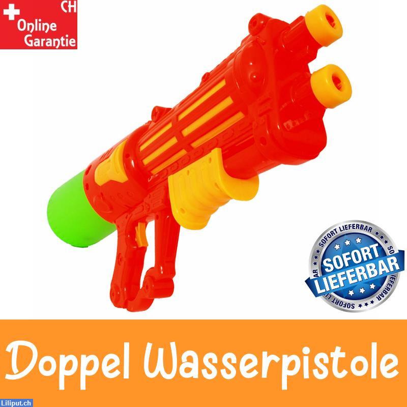 Bild 1: XXL Wasserpistole / Wassergewehr Doppelstrahl, tolles Wasserspielzeug