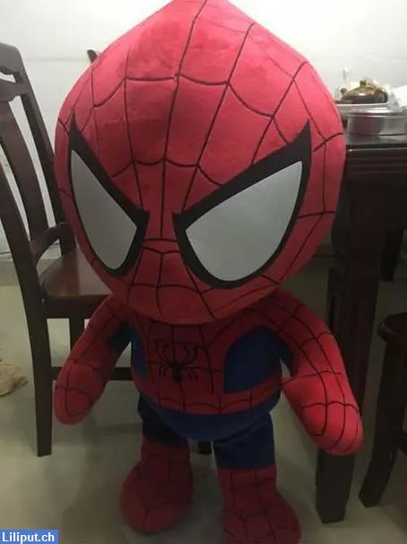 Bild 1: Spider-Man Plüsch Spiderman Spinne Plüschtier Kuscheltier XXL Stofftier