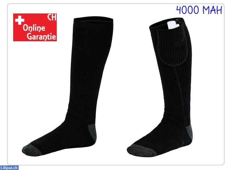 Bild 1: Beheizbare Socken, Akku Heizsocken, Schuhsohle Fusswärmer