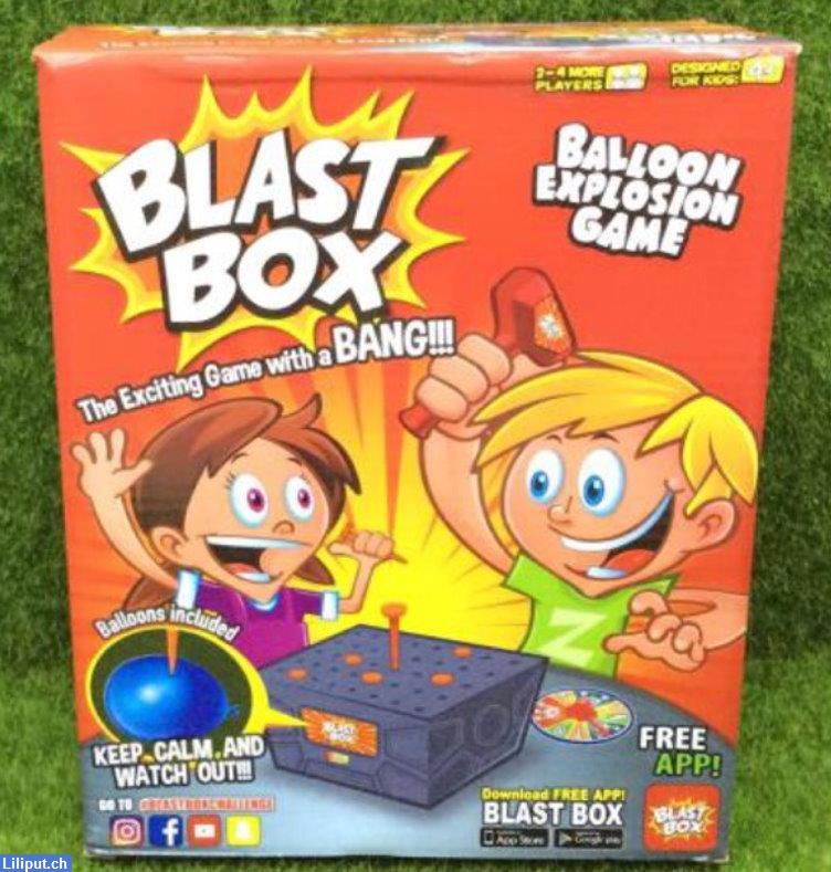 Bild 1: Blast Box Ballon Spielzeug, lustiges Kids Balloon Explosion Game