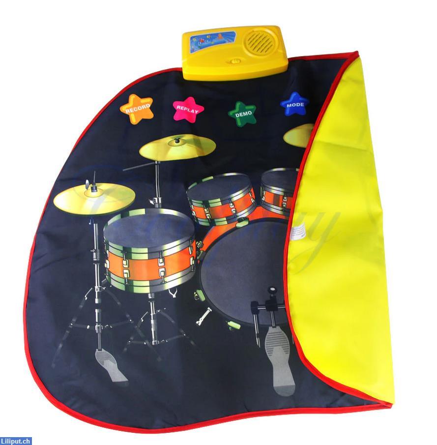 Bild 5: Musikdecke Spielzeug Babymatte, Kinder Musik Jazz, Drum, Trommel