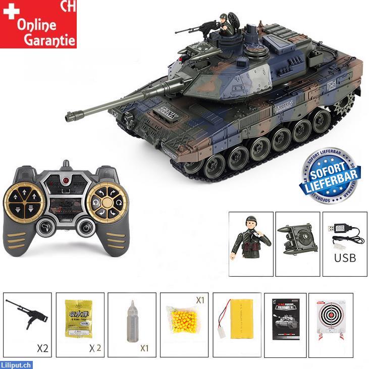 Bild 1: Ferngesteuerter RC Leopard Panzer, Battle Tank, XL Grösse