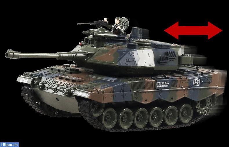 Bild 5: Ferngesteuerter RC Leopard Panzer, Battle Tank, XL Grösse