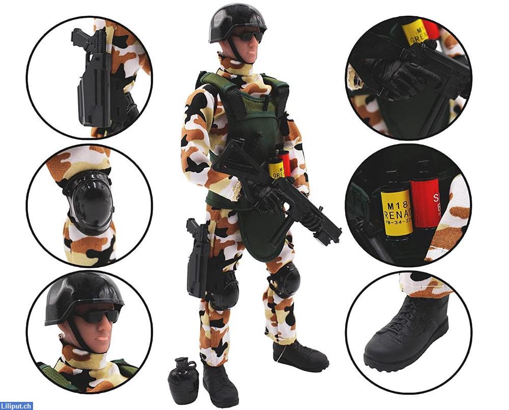 Bild 2: Militär Action Spielzeug Figuren Set 2tlg Army Figur 2 Stück Kinder