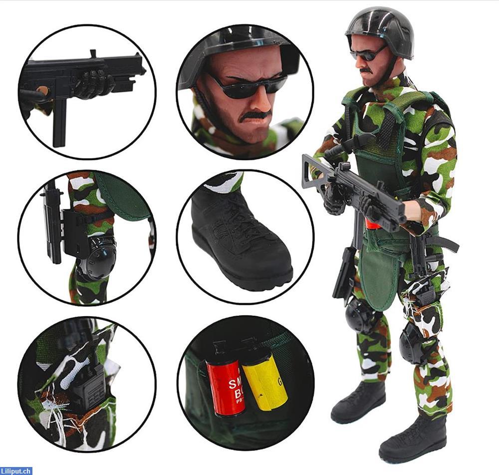 Bild 3: Militär Action Spielzeug Figuren Set 2tlg Army Figur 2 Stück Kinder