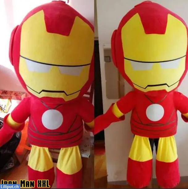 Bild 1: Iron Man Plüschfigur XXL 100cm zum Kinofilm, Geschenkidee Kind