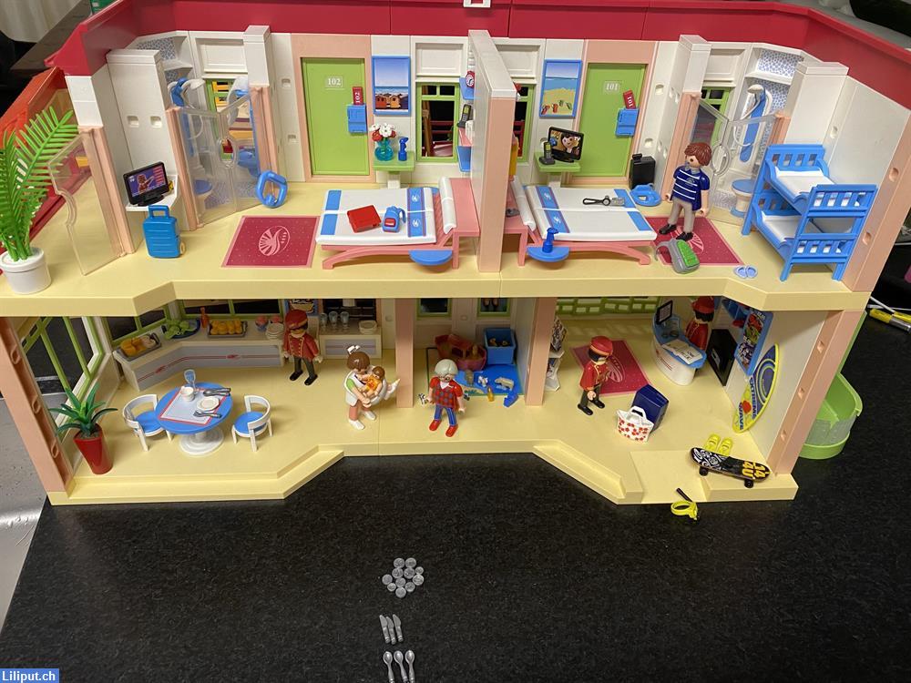 Bild 3: Playmobil Hotel komplett mit viel Zubehör