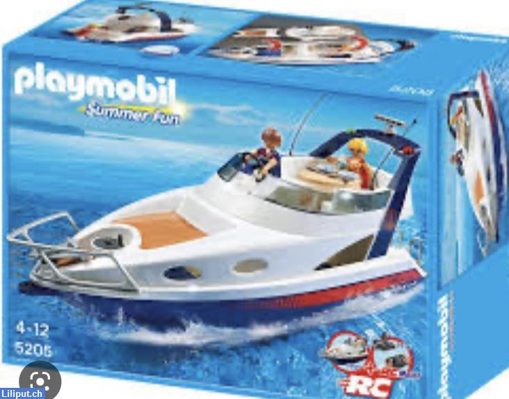 Bild 1: Playmobil 5205, Luxus Yacht RC, komplett