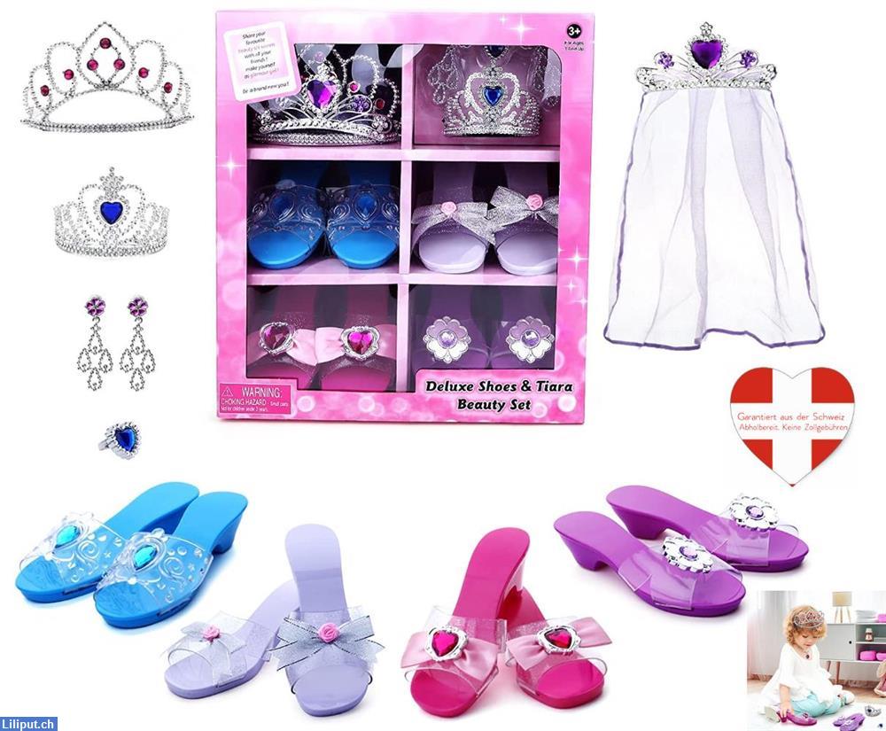 Bild 1: Prinzessinnen Spielset, Schuh Tiara, Beauty Spielzeug für Mädchen