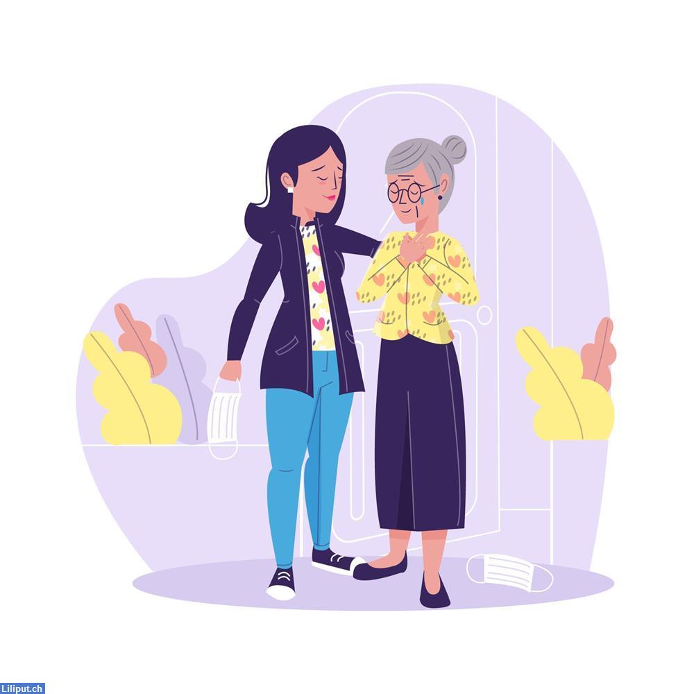 Bild 1: Begleitung und Unterstützung im Alltag für Senioren