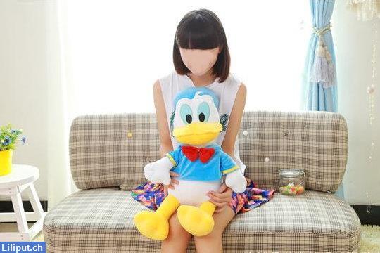 Bild 2: Disney Donald Duck Plüsch Ente, Plüschtier, ca. 80cm Grösse