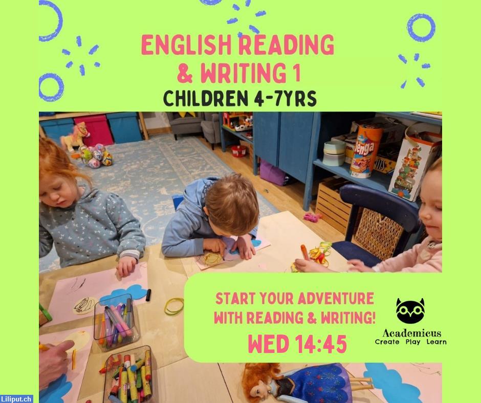 Bild 1: Englisch Lesen & Schreiben - für Anfänger (Kinder 4-6) in Enge, Zürich