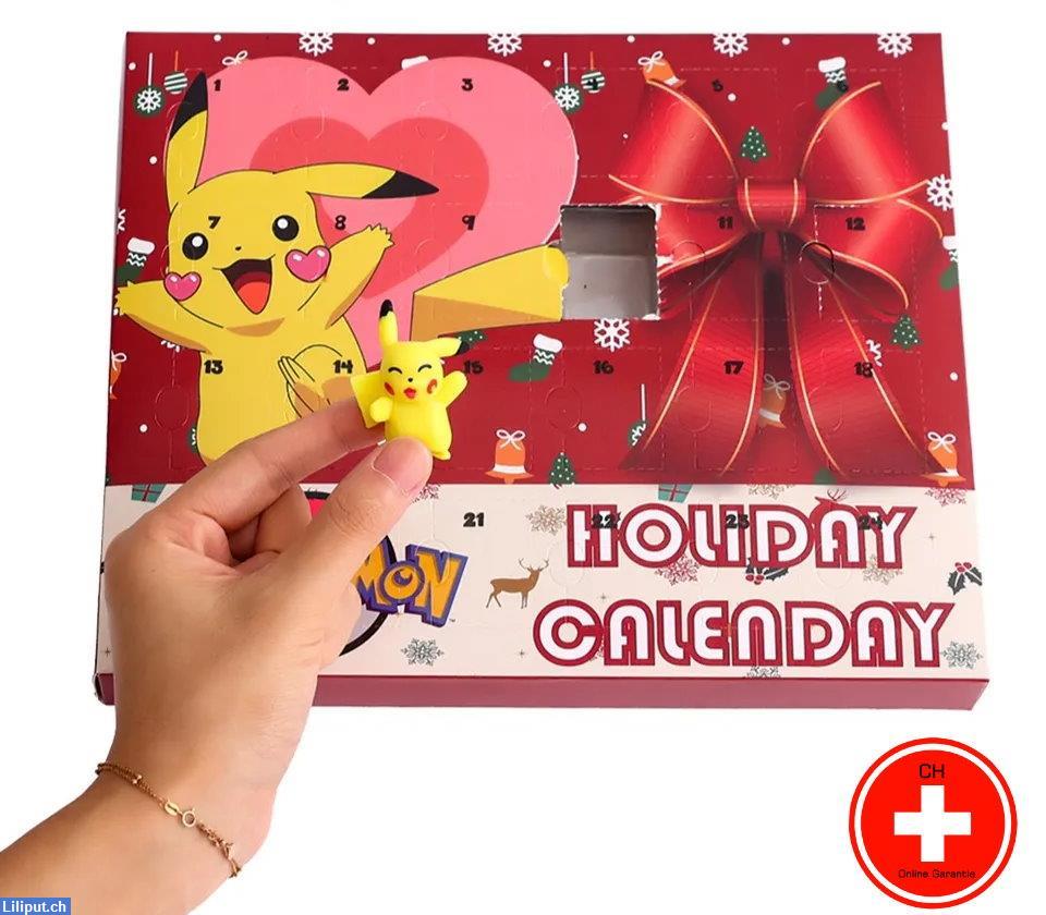 Bild 1: Pokémon Adventskalender, Pikachu Weihnachtskalender für Kinder