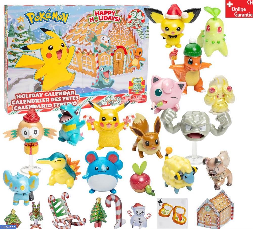 Bild 2: Pokémon Adventskalender, Pikachu Weihnachtskalender für Kinder