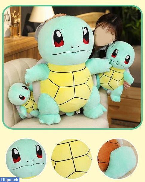 Bild 2: Pokémon Schiggy XXL Kuscheltier 90cm, Pokemon Squirtle Plüsch