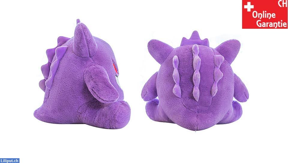 Bild 2: Pokémon Gengar Plüsch-/Kuscheltier XXL, 80cm für Pokemon Fan