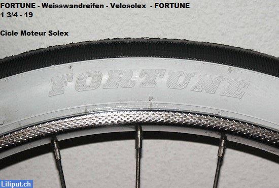 Bild 1: SOLEX Weisswand Fortune Reifen, 2 Stück Pneu