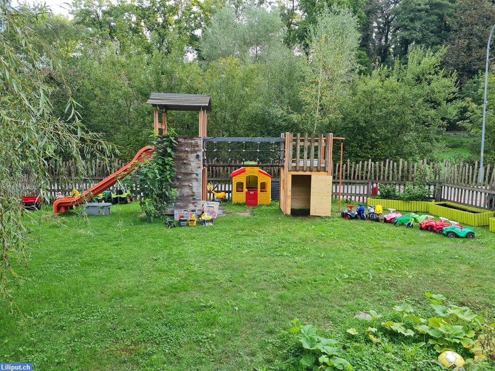 Bild 1: Gartenspielgruppe in Amlikon-Holzhäusern