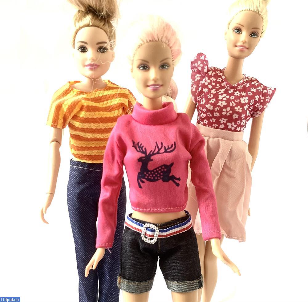 Bild 1: Verschiedene Barbie Kleider, NEUWARE, SCHWEIZER Online-Shop