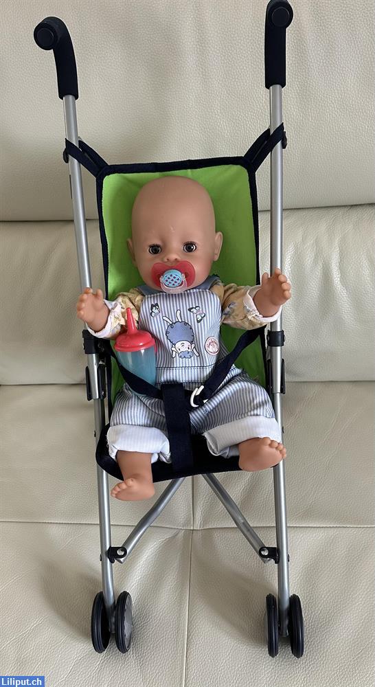Bild 2: Zapf Creation Baby Birn Magic Boy 43cm mit Buggy