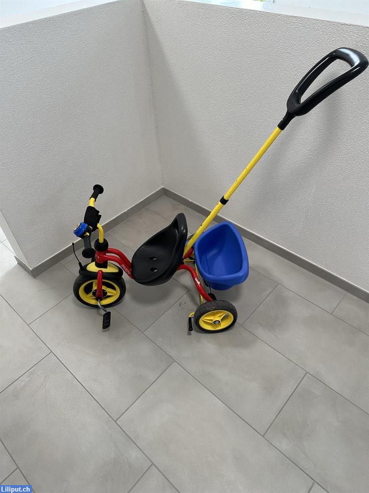 Bild 1: Puky Dreirad Kindervelo mit Stützstange