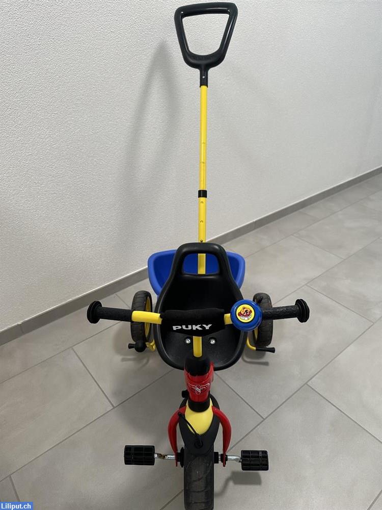 Bild 2: Puky Dreirad Kindervelo mit Stützstange