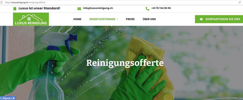 Bild 1: Gratis Reinigungs-Offerte mit Abnahmegarantie