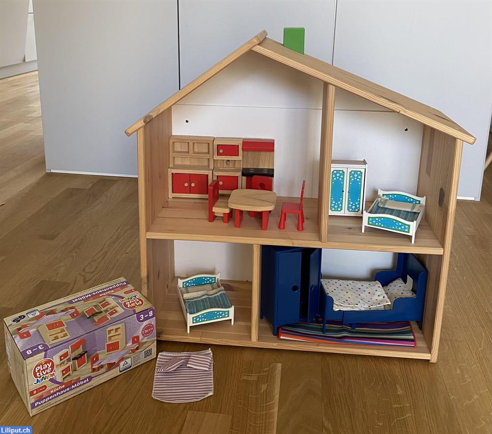 Bild 1: Ikea Puppenhaus mit Interieur