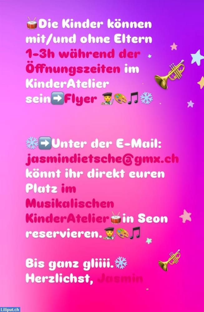 Bild 3: Freie Termine Januar 2026 im KinderAtelier in Seon