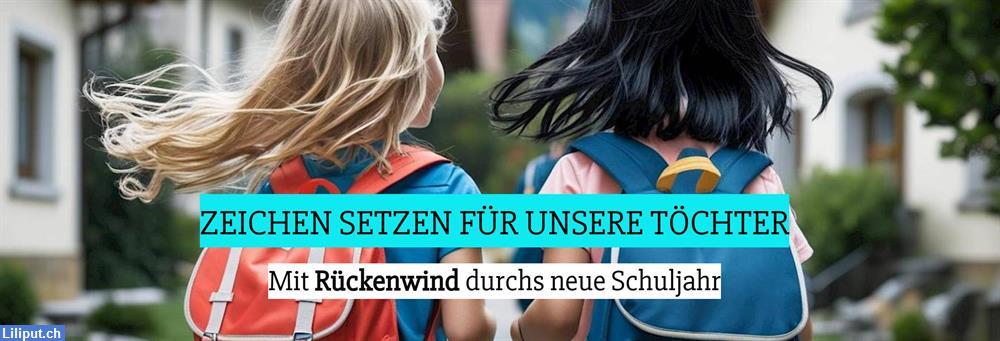 Bild 1: Zeichen setzen für unsere Töchter: Mit Rückenwind durchs neue Schuljahr