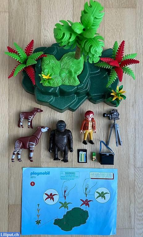Bild 2: Playmobil - WWF-Zoologin bei Okapis und Gorillas