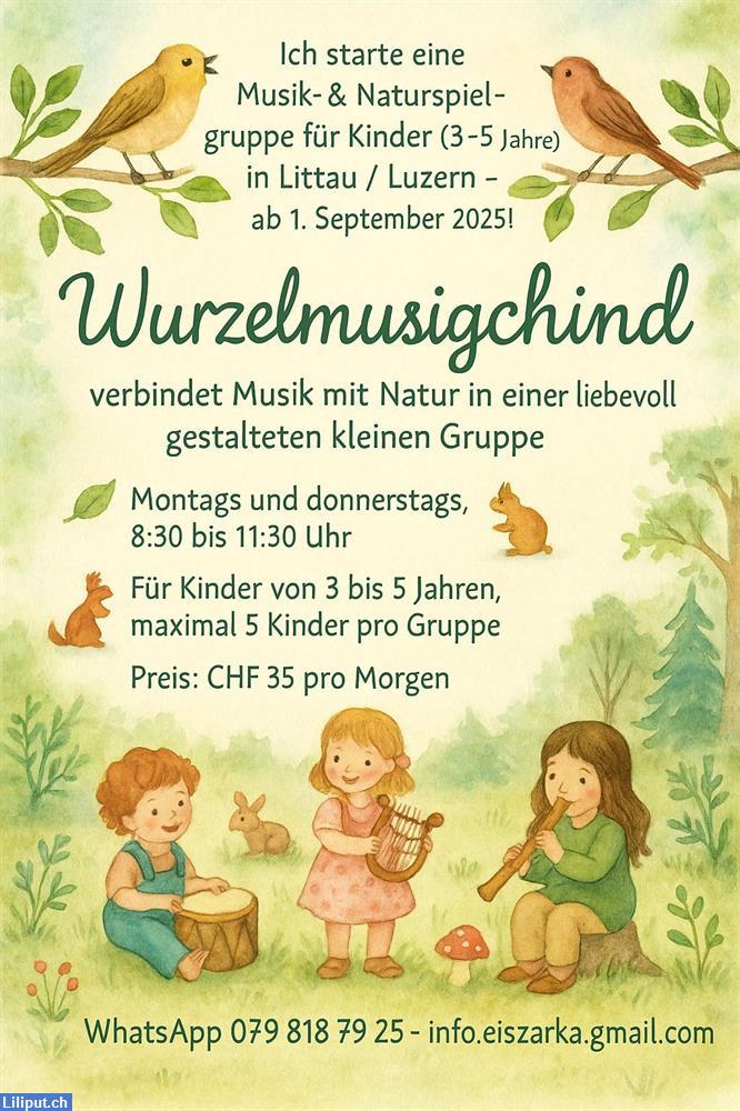 Bild 1: Musik- und Naturkleinspielgruppe Littau