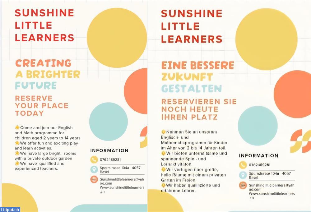 Bild 2: Sunshine Little Learners, Basel
