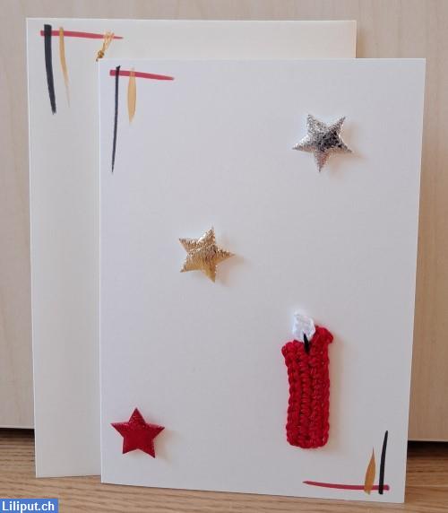 Bild 1: 100 Stk Wunderschöne Weihnachtskarten zu verschenken (Muster 1)