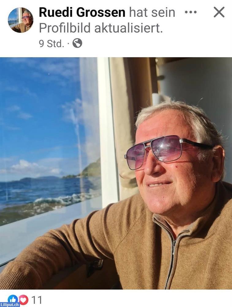 Bild 1: Mann aus dem Berner Oberland bekocht gerne mit Dessert...