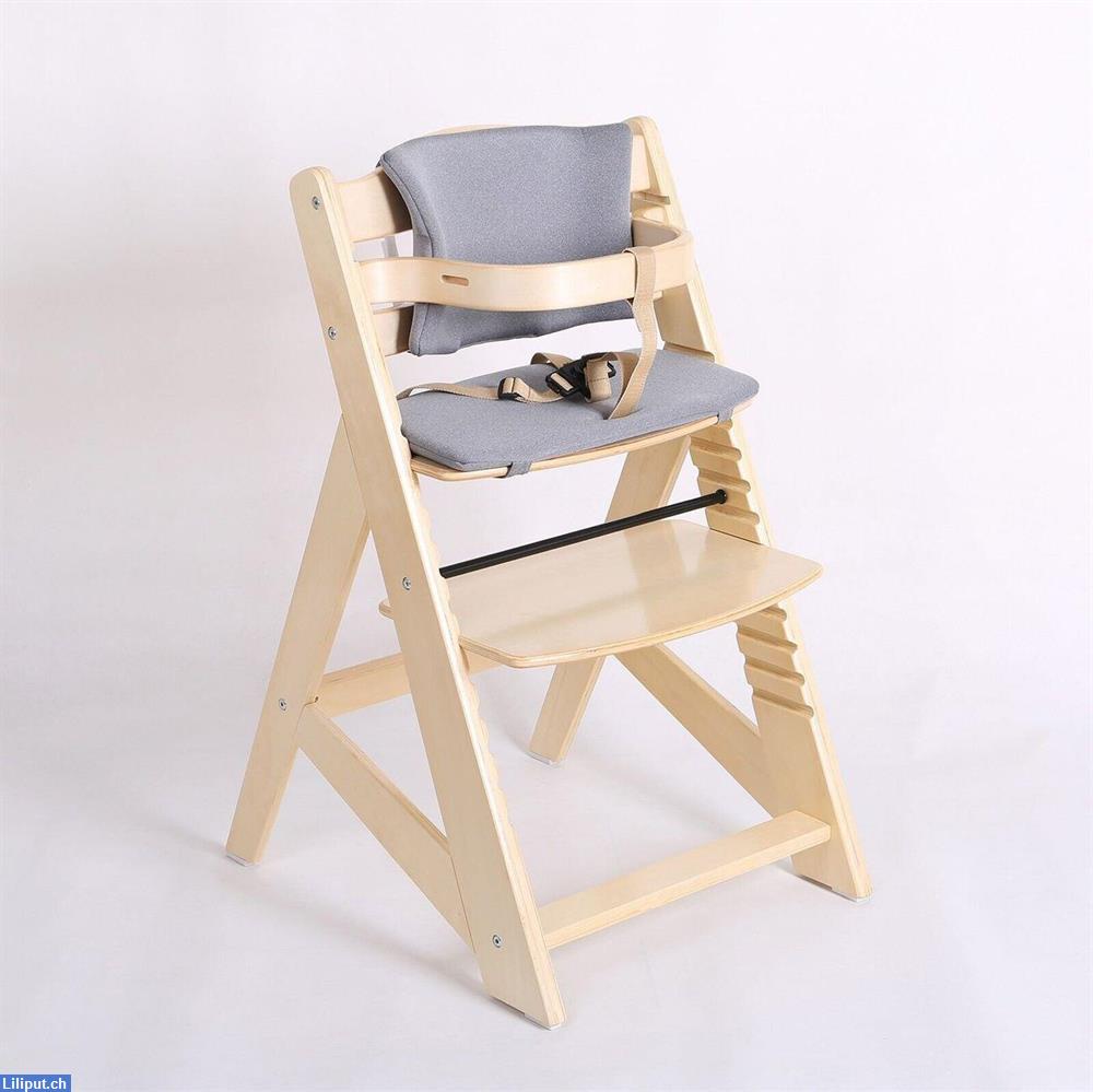 Bild 4: NEU: Kinderhochstuhl Treppenhochstuhl NATUR Holz