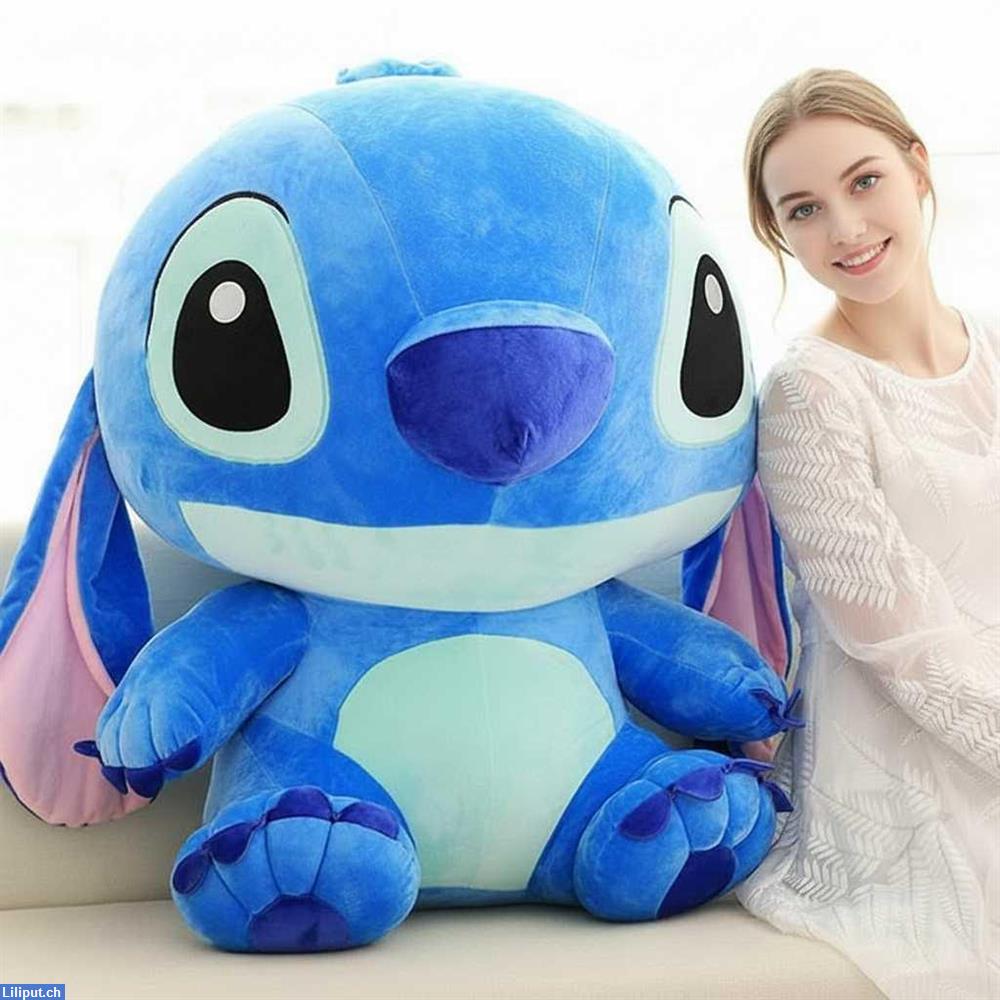 Bild 1: Disney Stitch Kuscheltier XXL 120cm extra grosses Kuschelalien