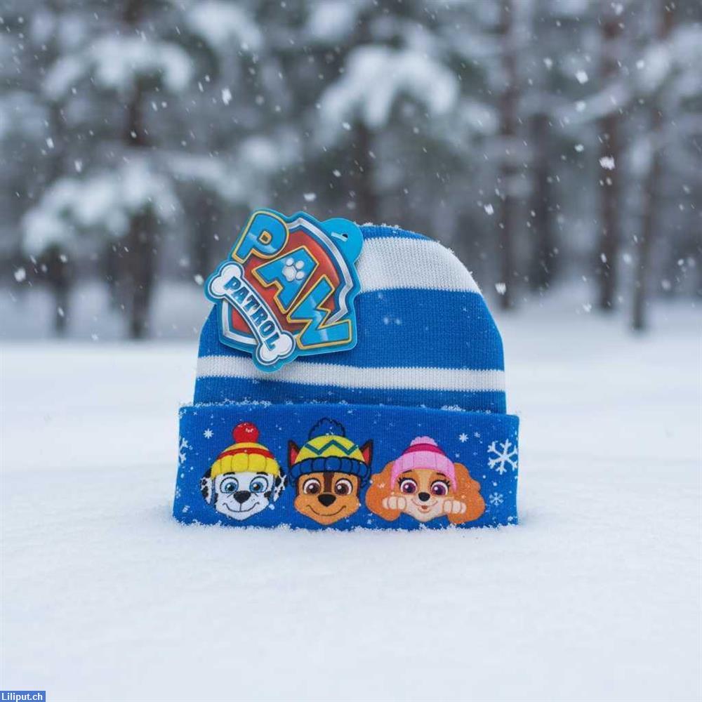 Bild 2: PAW Patrol Helfer auf 4 Pfoten Beanie Mütze, Winter Kappe für Kinder
