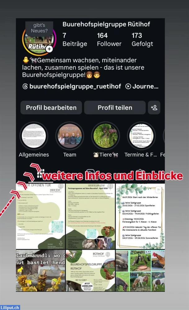 Bild 2: Buurehofspielgruppe Rütihof in Rheineck SG