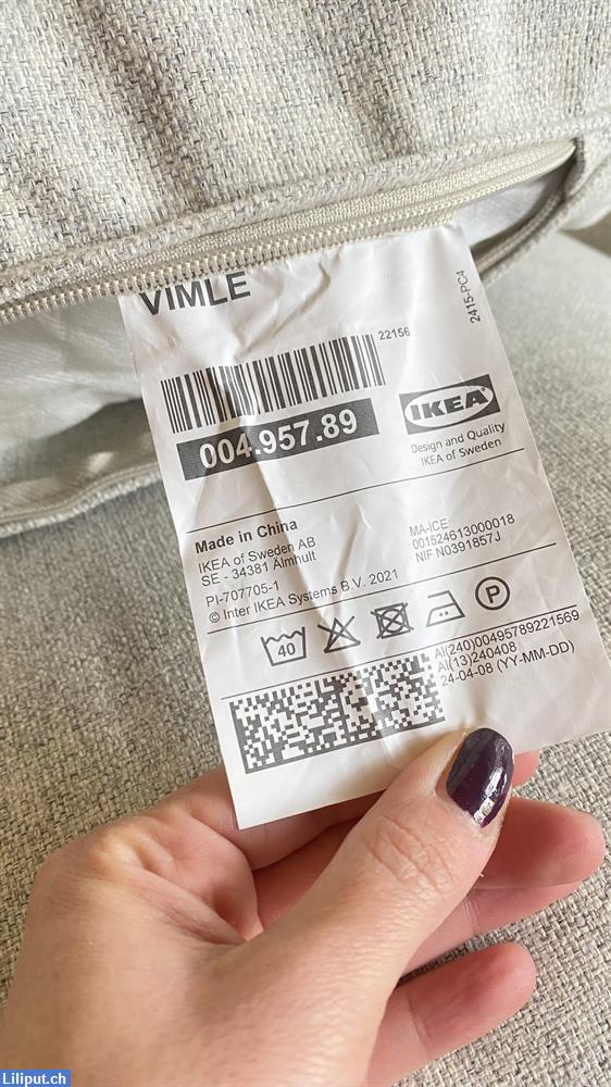 Bild 3: Schönes neuwertiges Sofa Ikea Vimle zu verkaufen