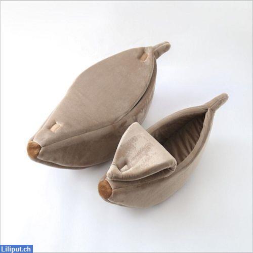 Bild 5: Katzenbett, Hundebett Banane in 5 Farben Grösse S-XL