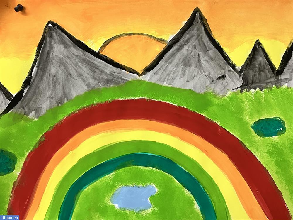Bild 1: Malen im Atelier ein Ferienkurs in den Herbstferien | Zürich