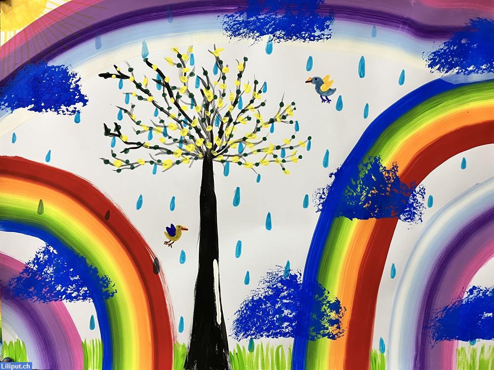Bild 2: Malen im Atelier ein Ferienkurs in den Herbstferien | Zürich